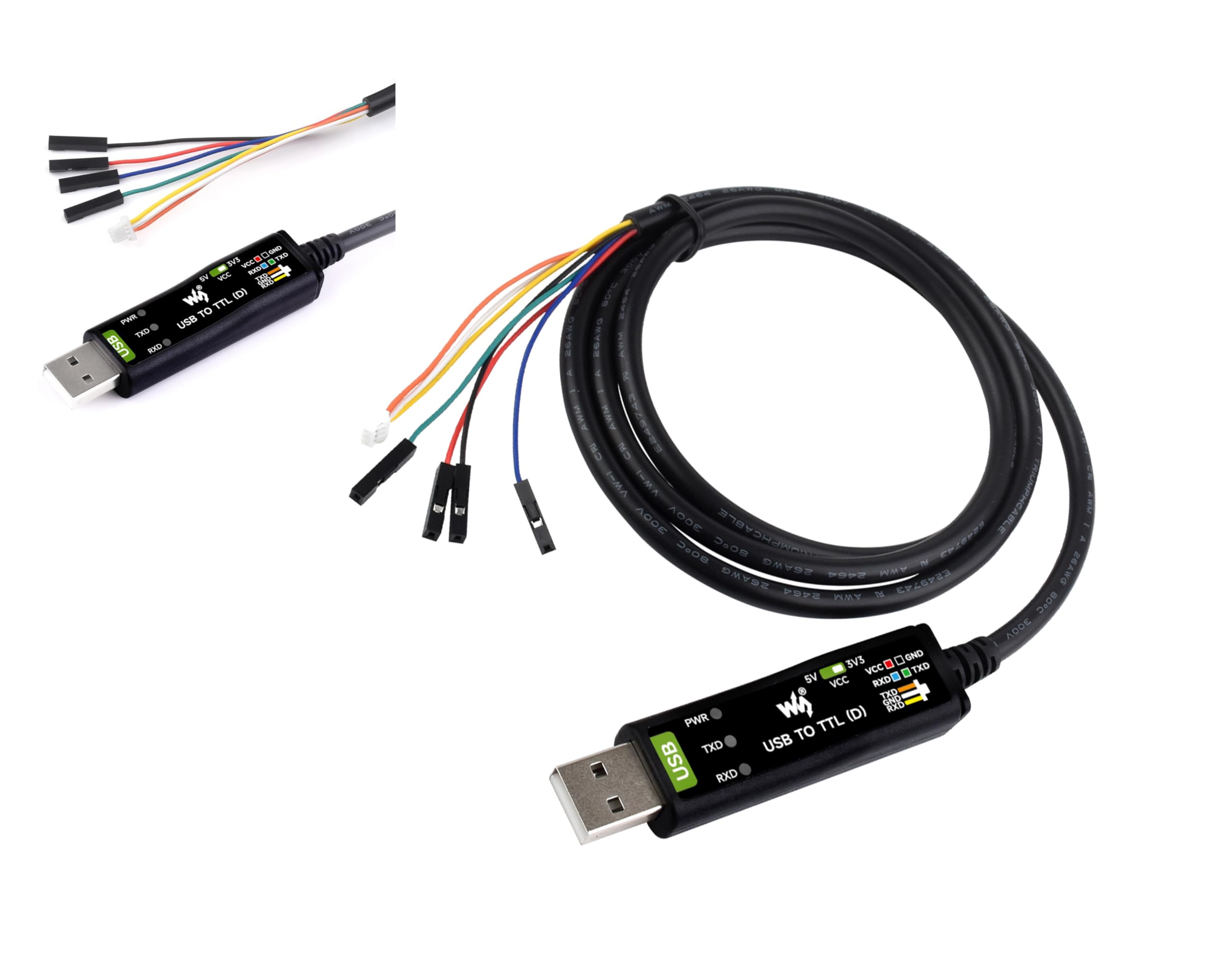 Amazon.co.jp: 工業用USB - TTLシリアルケーブル、オリジナルFT232RNL