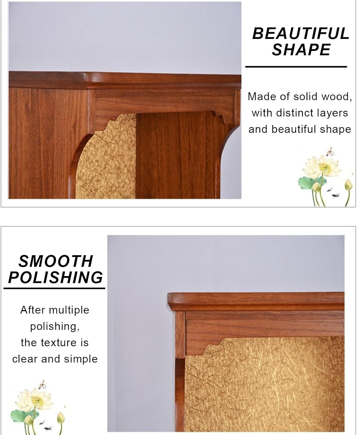 Small Altar Table,Table Prayer Buddhist Niche,Ancestral Tablets Shelf Personal Shrine Altar Stand,for Home Decor Offering Rack