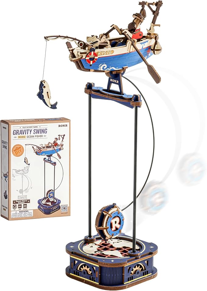 Vinterstormsvålen 3.0 kommer den 25 december 8 71Sy983BJPL. AC SX679 ROKR 3D Wooden Puzzles for Adults,Gravity Swing Ocean Fisher Model kit, 161Piece 3D Puzzles for Adults