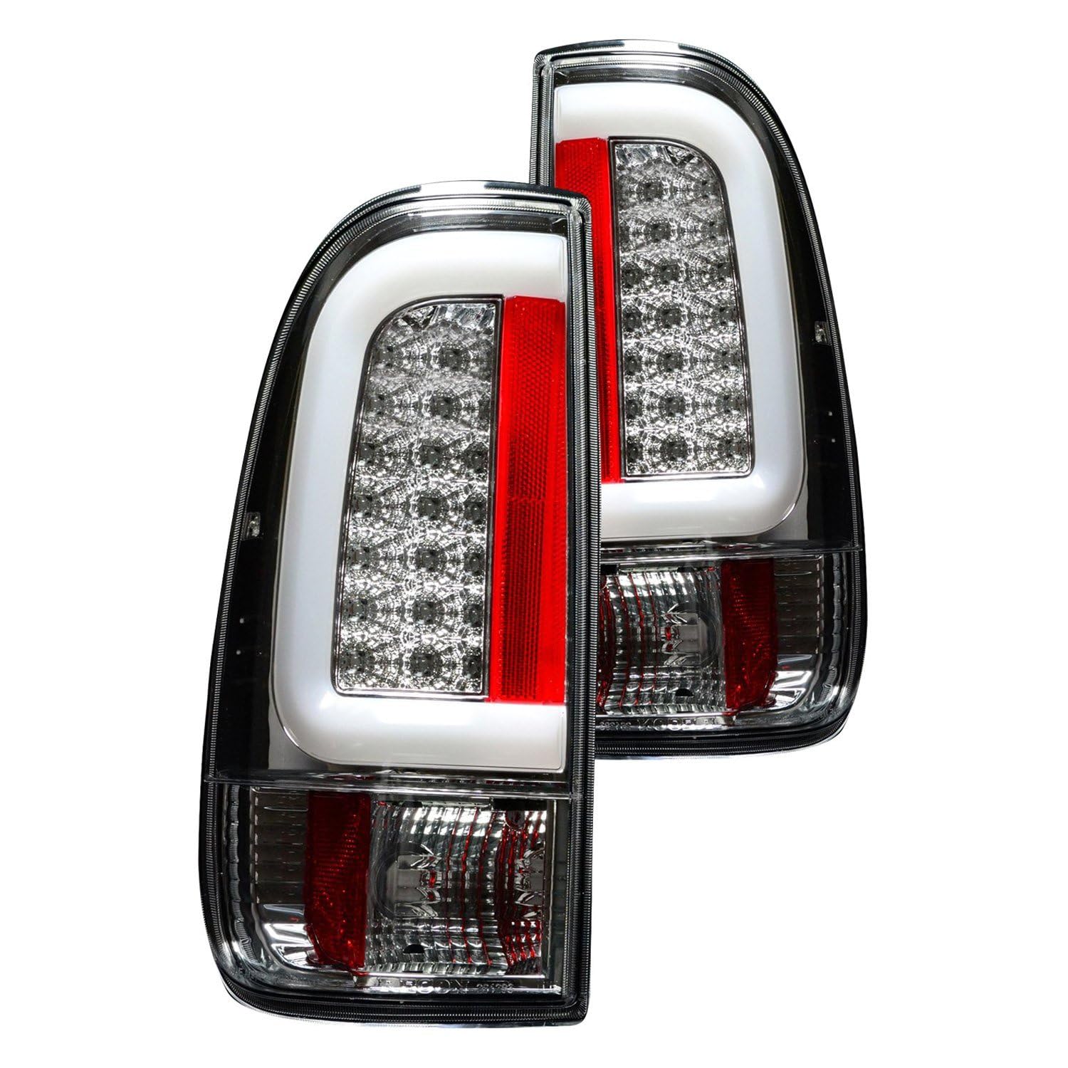 RECON ACCESS 264293Cl - Chrome Fiber Optic Led Tail Lights