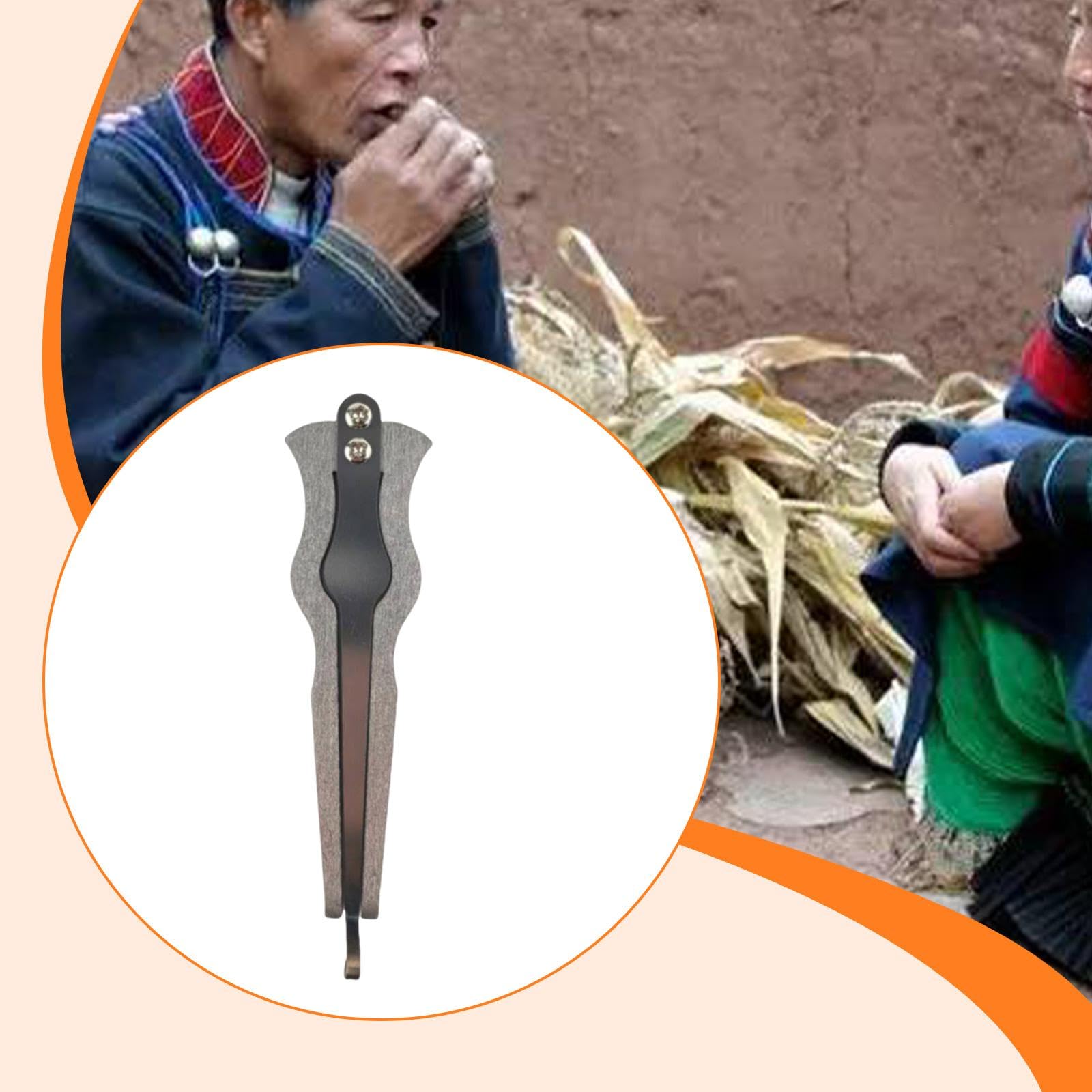Scacciapensieri, scacciapensieri, regalo, suono meraviglioso, creativo, facile da suonare, strumento musicale portatile a bocca, maultrommel per, Curva D'argento