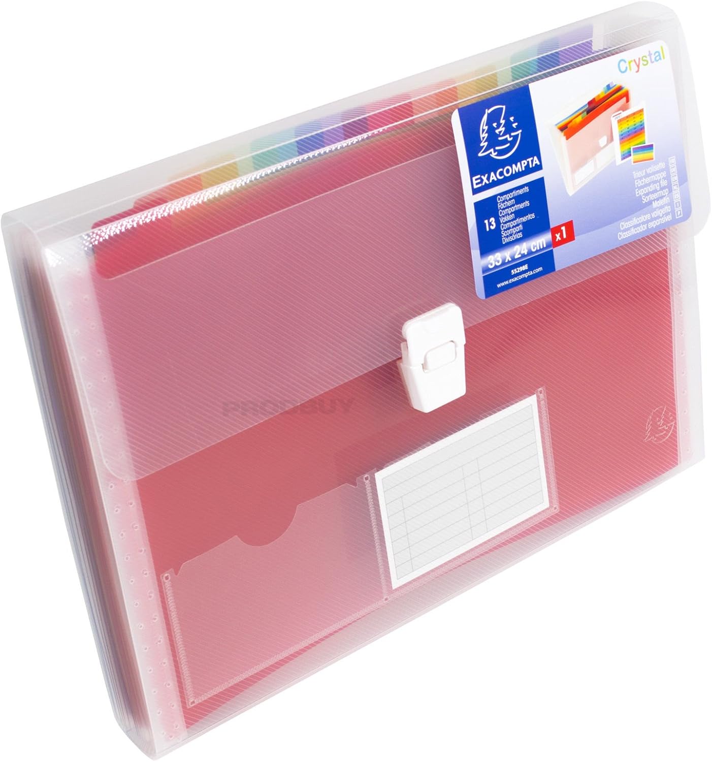 A4 Expanding File Concertina Filing 13 Part Pocket Tab Folder Paper