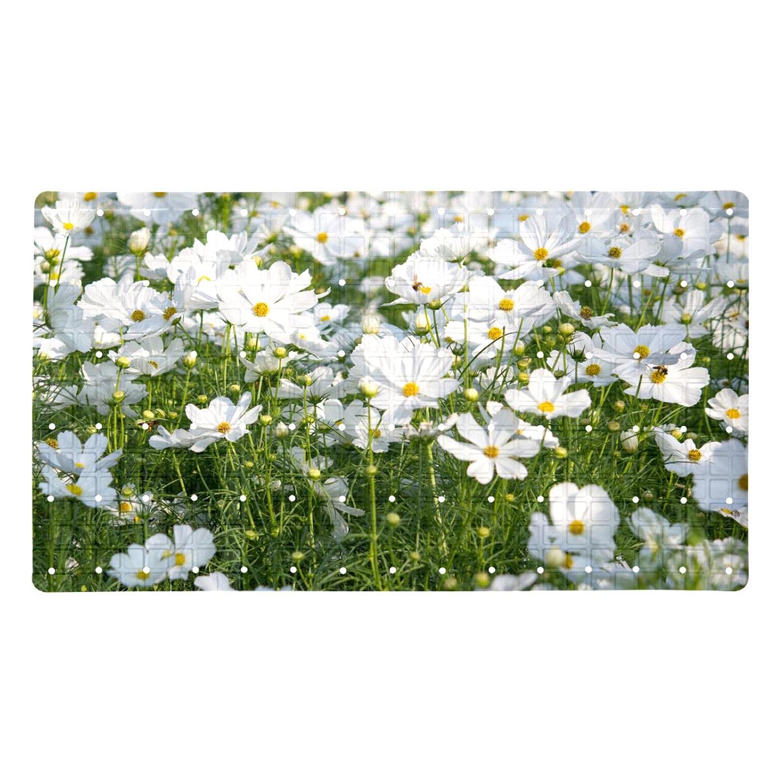 Tapis de bain antidérapant Cosmos avec trous de drainage