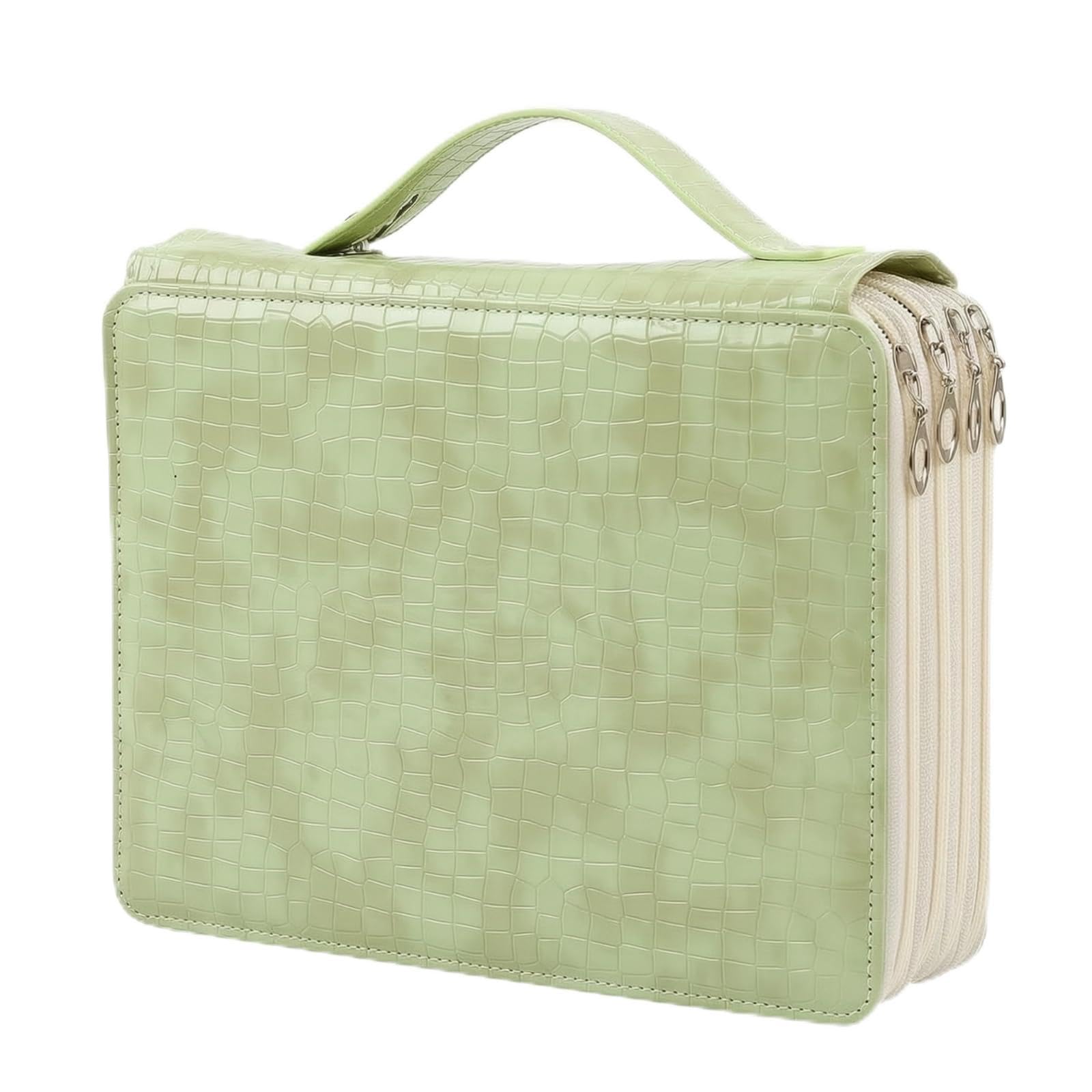 Estuche con Asa Amplio | Portátil, Resisn, Estuche con Compartimentos, para Escuela, Artistas, Dibujans