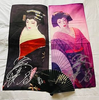 Amazon.co.jp: 梅沢富美男 タオル 扇子 箱付き 舞台 ホビー