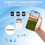 iPhone SD Card Reader USB C, Digital Camera Adapter, Trail Camera USB C Memory Card Reader for iPhone 17/16/15/iPad/MacBook/iMac/Galaxy/Android