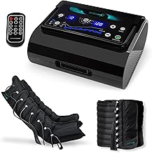 Air Power 8 Digital Lymphodrenal Pressotherapy, Pressotherapy for Home and Sports Recovery, 8 Inner Chambers with Legs and Abdominal Band
