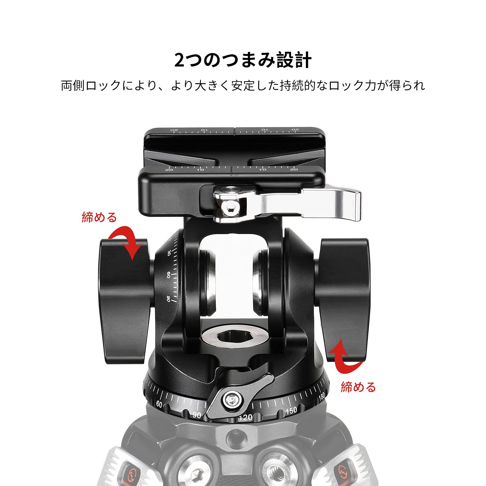 雲台 Amazon | SWFOTO DT-03 2WAY雲台 一脚 2ウェイ雲台 アルカスイス