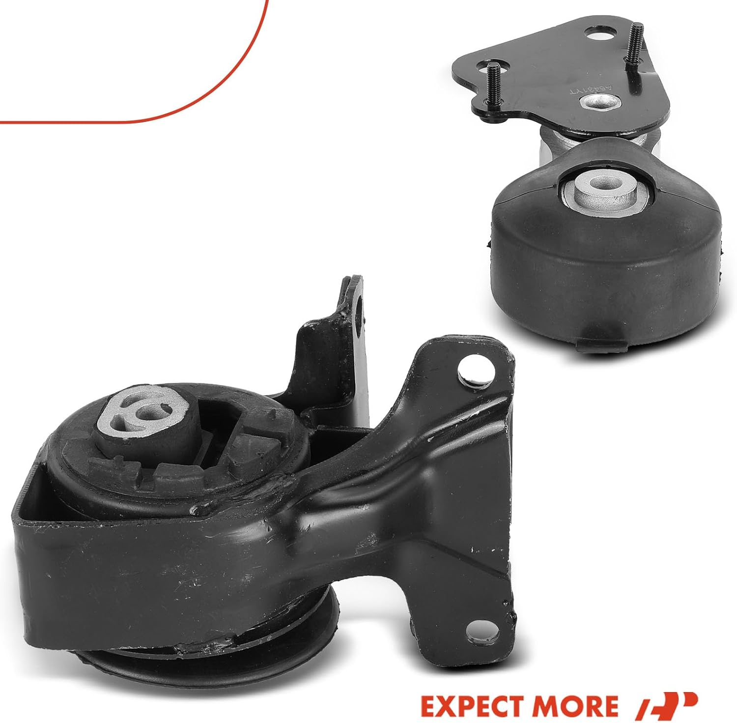 A-Premium Transmission Mount and Torque Strut Mount Set Compatible with Ford Edge 2007-2010 & Lincoln MKX 2007-2010, 3.5L, Automatic Transmission, 2-PC Set, Replace# 8T4Z6068A, 8T4Z6068B