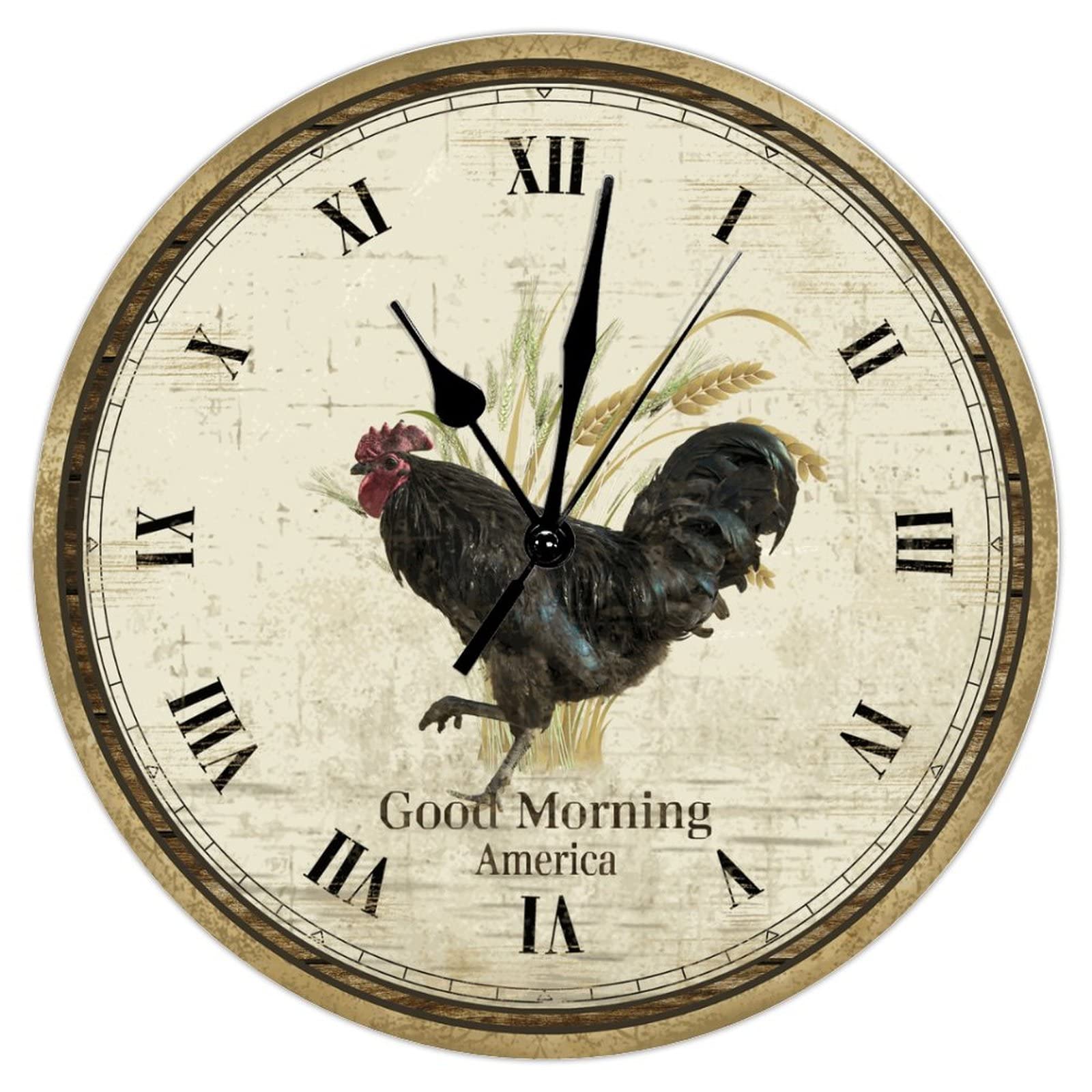 Horloge murale sans tic-tac en bois pour retrouver le calme à la maison