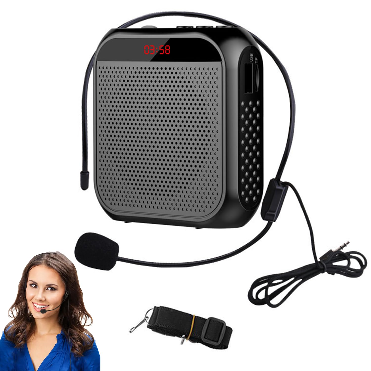 DOTOTO Amplificador de Voz portátil, Mini Amplificador de Voz ...