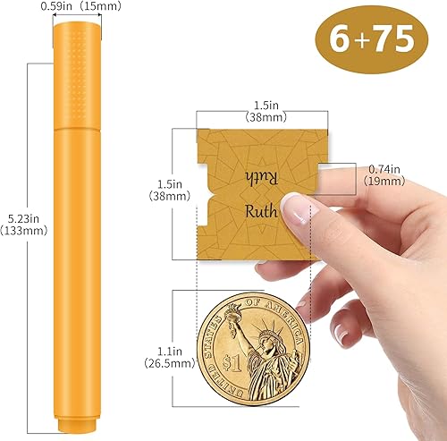 Miniatura 4 de Paquete de 6 resaltadores con 75 pestañas de la Biblia de colores elegantes, pestañas bíblicas del Antiguo y Nuevo Testamento para mujeres y