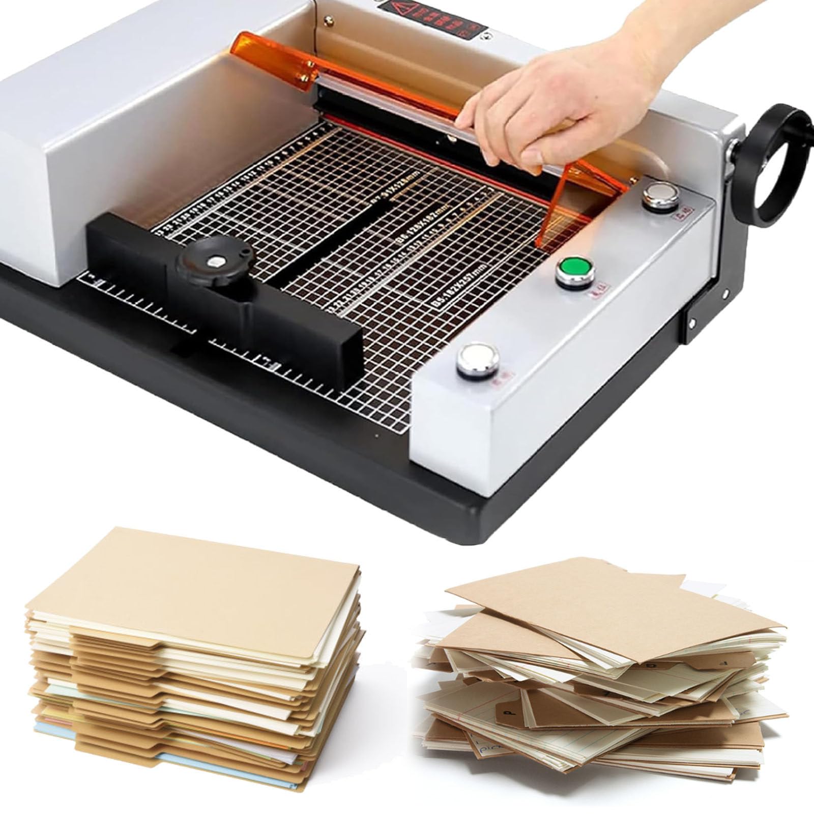 Taglierina elettrica per carta, taglierina a leva da 40 mm, taglierina elettrica per pelle, taglierina industriale per carta, taglierina per carta per uso domestico ad alta resistenza