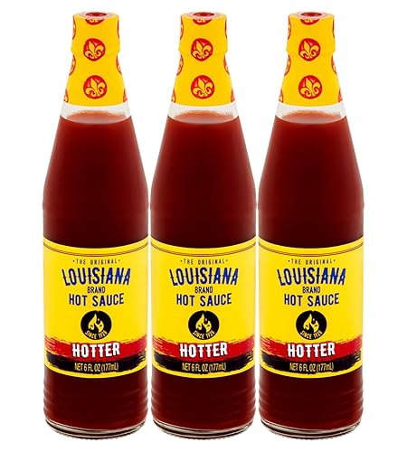 Louisiana Brand - Salsa picante picante (6 onzas líquidas (paquete de 3))