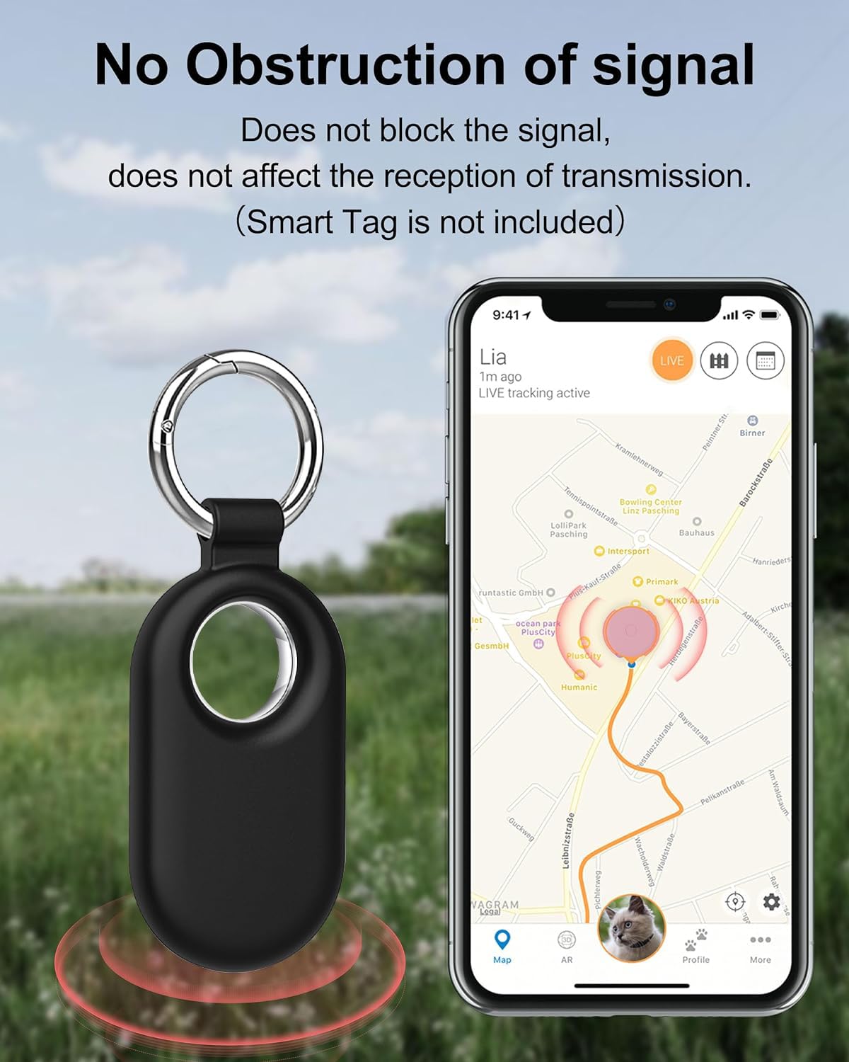 Confezione da 2 custodie per Samsung Galaxy SmartTag2 TUDIOW, custodia