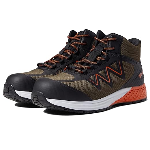 Bota militar e tática Bates Bico composto Rush Mid Work masculino