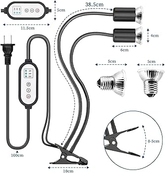 Amazon | [WONSAM] 爬虫類ライト 両生類用 バスキングライト 爬虫類