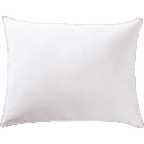 Amazon Basics Down-Alternative Pillow with Cotton Shell - Medium Density, King