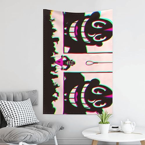 Miniatura 3 de Lil Music Darkie - Tapiz de franela para dormitorio, sala de estar, arte para el hogar, decoración suave para colgar en la pared, 60 x 40 pulgadas