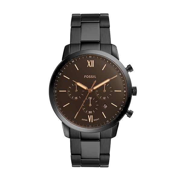 Fossil Men's Neutra Quartz Stainless Steel and Leather Chronograph Watch