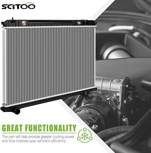 Vista 2 de SCITOO Reemplazo completo del radiador de aluminio para 1993-1998 para Toyota para T100 2.7L 3.0L 3.4L 2090 Radiador