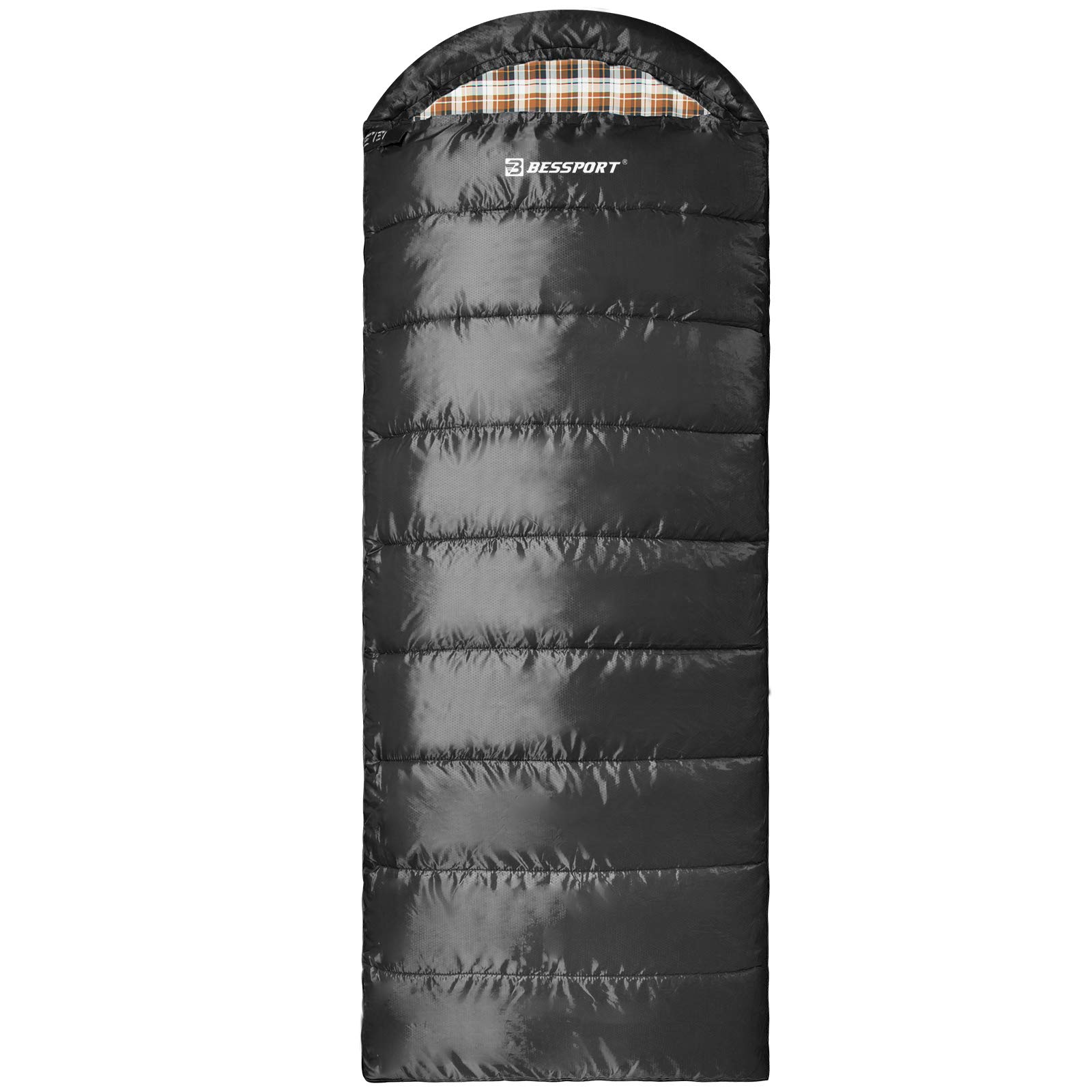 Bessport Sleeping Bag for Adults, 40℉ Winter Warm & Cold Weather 3-4 Season Sleeping Bag, Lightweight and Water Repellent for Backpacking, Camping, Hiking