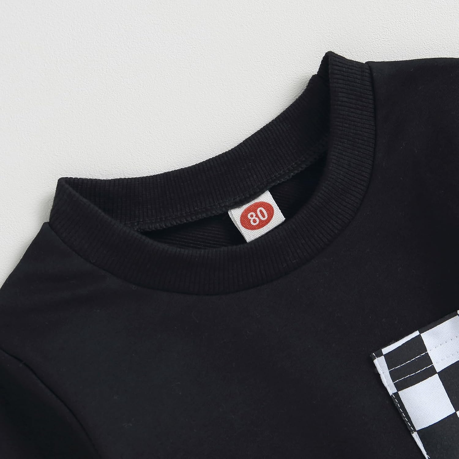 Karuedoo Baby Boy Girl Fall Outfits Checkered Plaid Pullover Sweatshirt Top Pants Set Trendy Toddler Checkerboard Outfit - Image 4