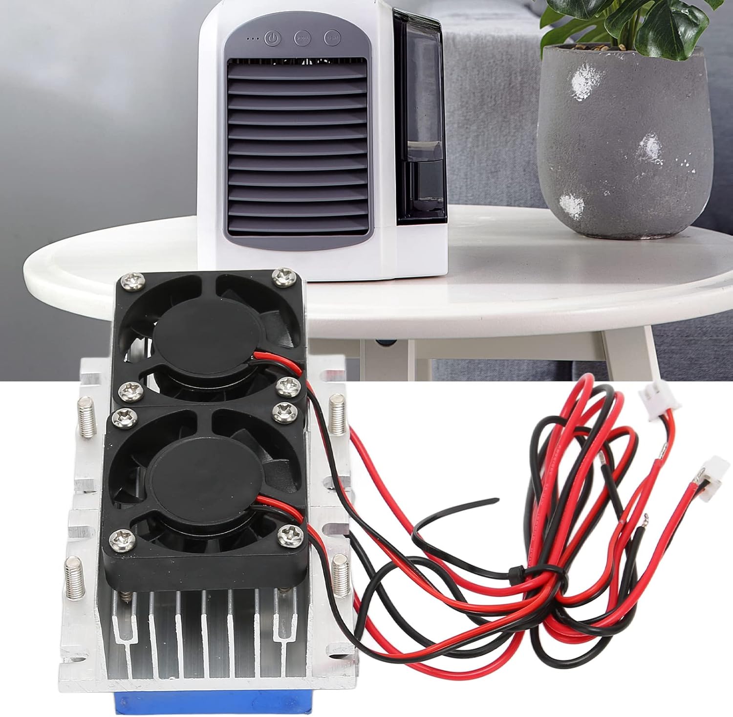 SUNGOOYUE Refrigeration Cooling System DIY Kit, DC12V 144W Thermoelectric Cooler Peltier System for Mini Fridge Air Condition