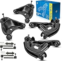 Vista 110 de PHILTOP Kit de suspensión ajustable de elevación de 1-6 pulgadas, 4 piezas de brazos de control superiores e inferiores delanteros compatibles