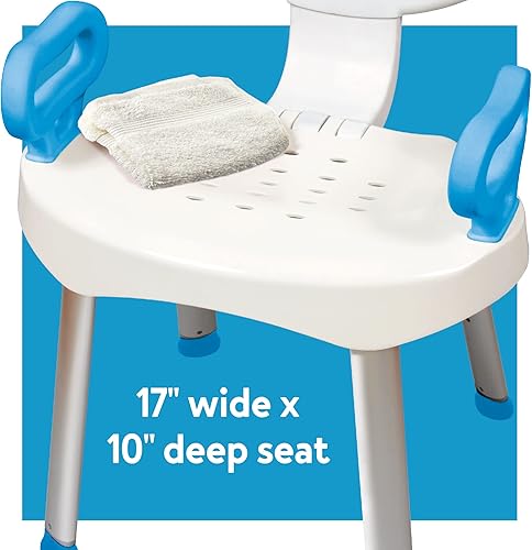 Miniatura 4 de Carex E-Z tina y ducha silla asiento con brazos, asas