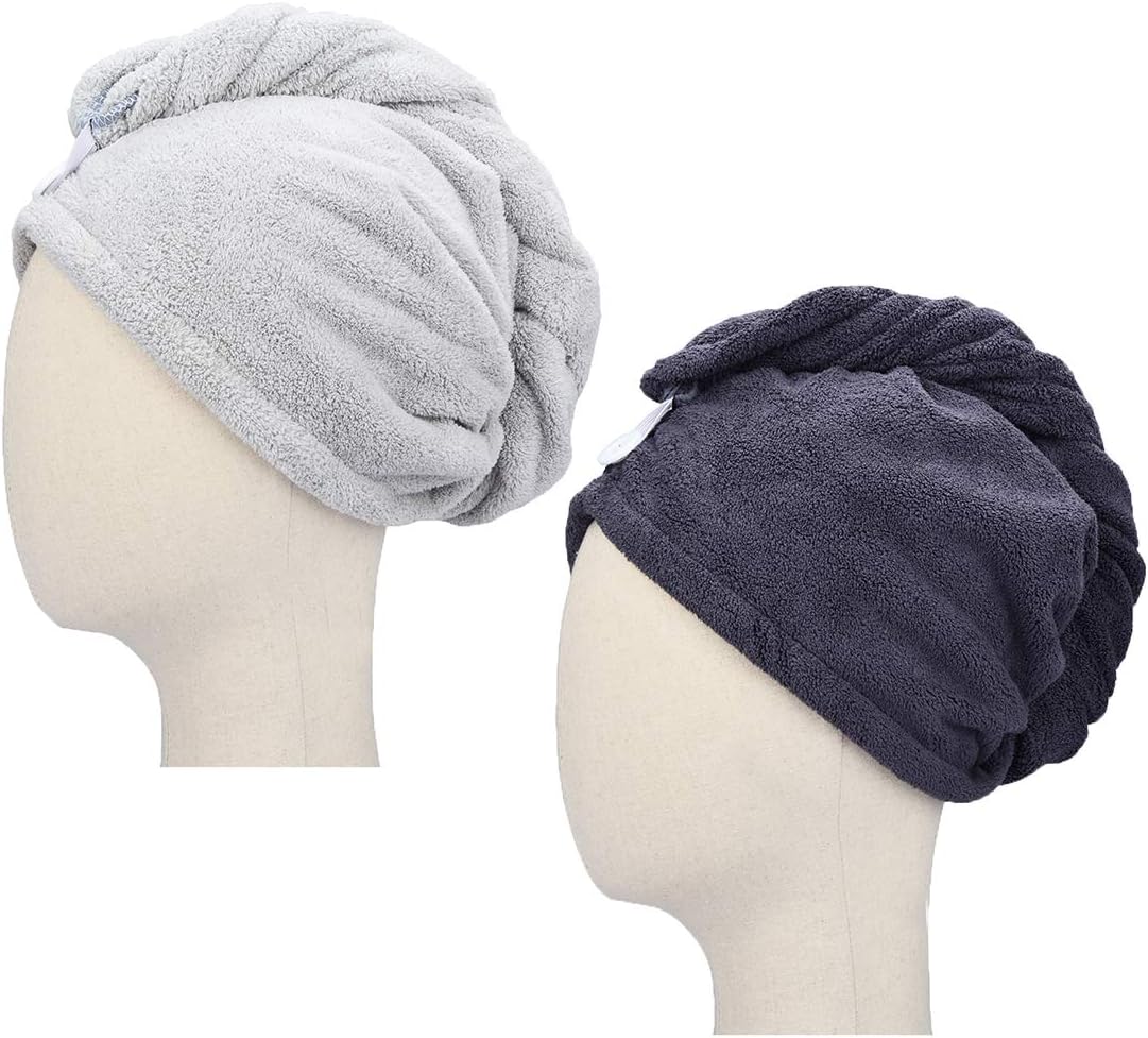 Microfiber Hair Drying Towels x2