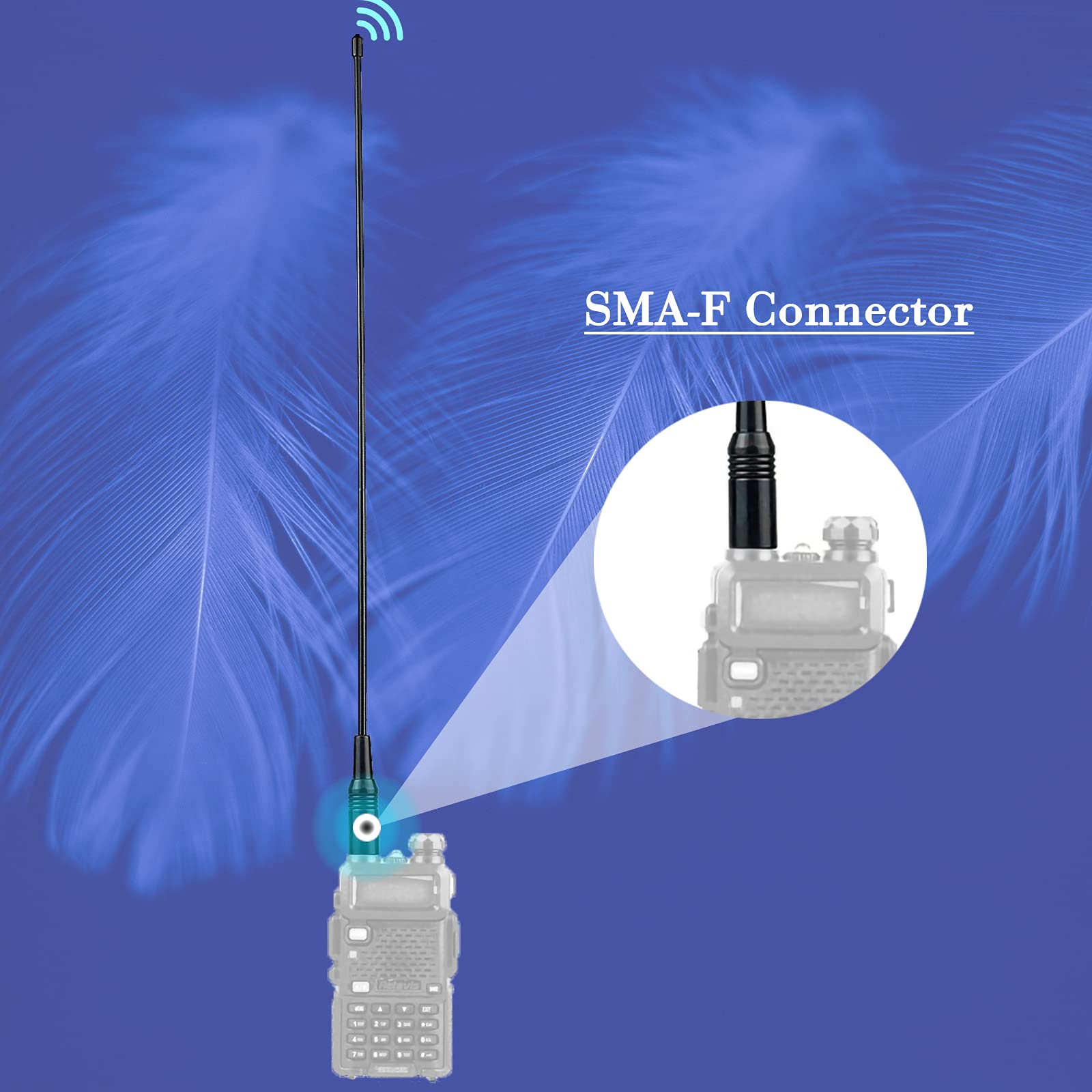 Antenna Retevis RHD771 Per Walkie Talkie - Doppia Banda 144/430 MHz Per Baofeng E Altri - Foto 11