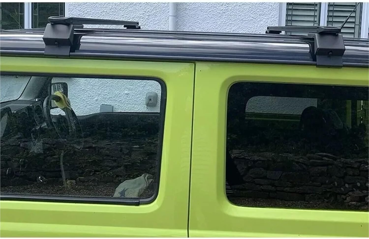 2Pcs Crossbar Compatible for Suzuki JIMNY 2019-2024 Roof Rail Rack Cargo Cross Bars Holder