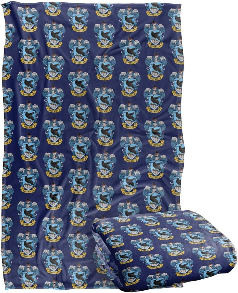 Harry Potter Ravenclaw Crest Silky Touch Super Soft Throw Blanket 36" x 58",Ravenclaw Crest