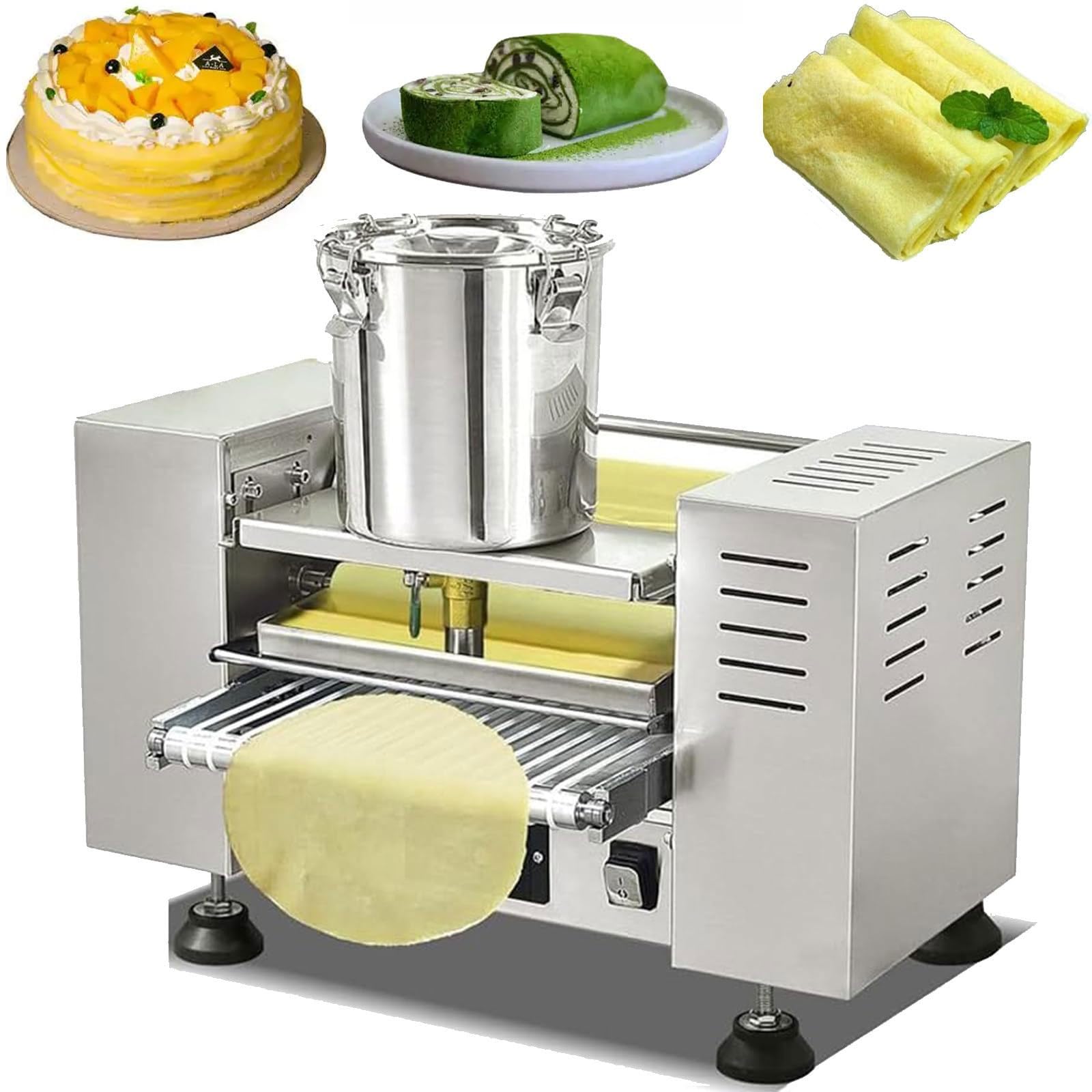 Macchina automatica della crosta del dolce con la velocità regolabile e il controllo della temperatura per la cottura commerciale