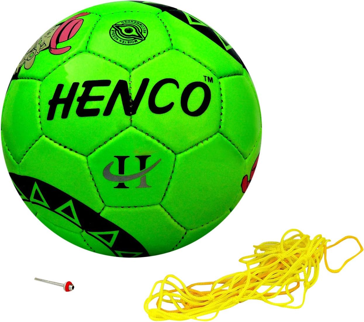 HENCO PU Football, Size 3 (Green)