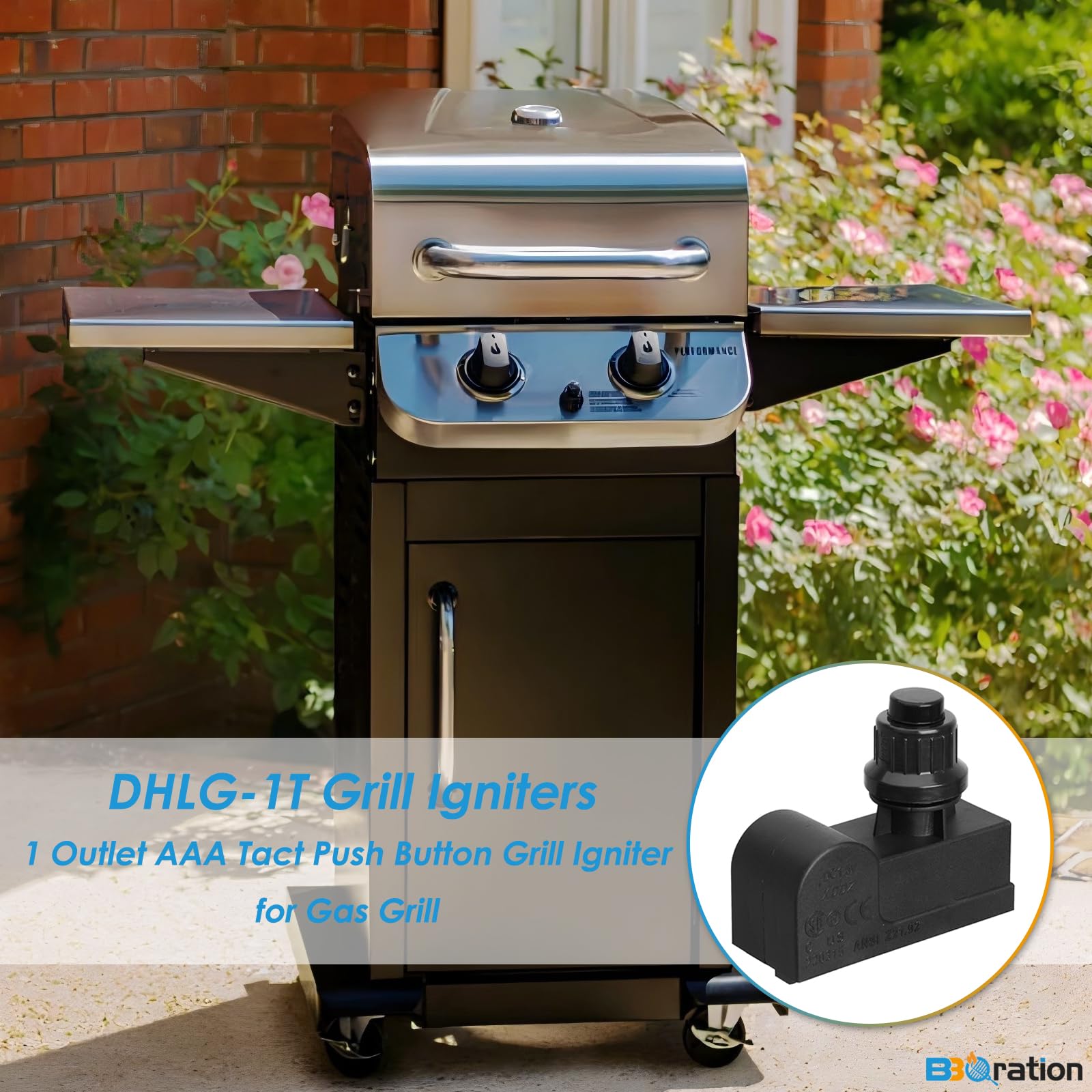 炭焼チャコール Amazon.com : BBQration 1 Outlets AAA Battery Tact Push Button