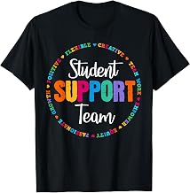 Student Support Team Counselor Social Worker Teacher Crew T-Shirt