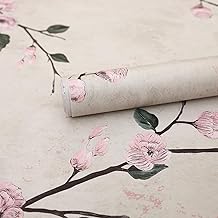 SARVATRAY Self-Adhesive Wallpaper, Wall Stickers for Kitchen, Cream Flower WS - 1.5 X 9.5 SQ FT (3 M), Heat & Oil Resistant