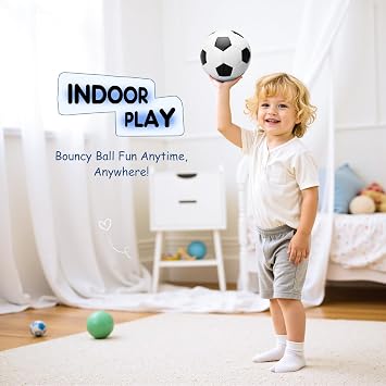 INPODAK Size 2 Football for Kids Classic Soccer Ball with Pump Mesh Bag