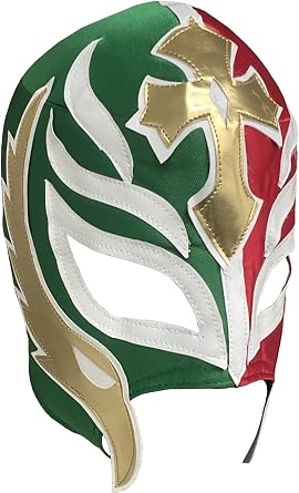 San Rafael Arcangel REY MISTERIO Lucha Libre Wrestling Mask Costume Wear Adult Size Luchador