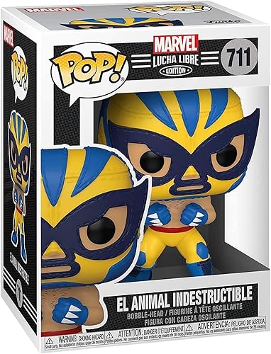 Miniatura 2 de Funko POP Marvel: Luchadores - Wolverine,Multicolor,us talla única
