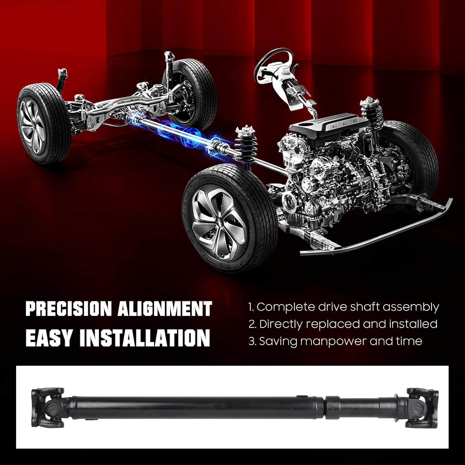 TadaMark Front Complete Drive Shaft Assembly Fit for Ford Expedition 2003-2006, for Frod F150 2004-2008 4.2L 4.6L 5.4L 4WD, Prop Driveshaft Replace for 938-076, 938076