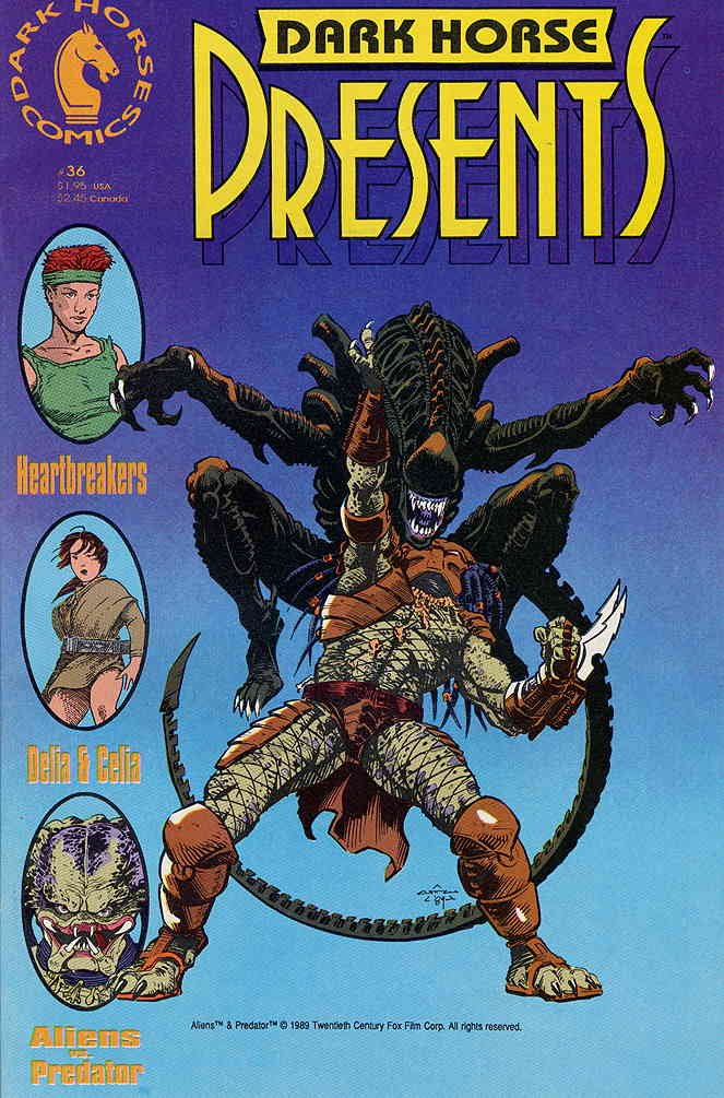 『Alien vs Predator』Dark Horse Comics Aliens Vs Predator 3 Dark Horse 1990 NM Phil Norwood Randy Stradley