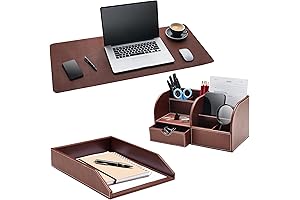 Luxury Galloway Leather Home Office Set