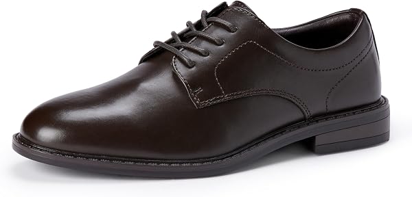 Amazon Essentials Garçon Chaussures Derby Noires pour l’École - 1