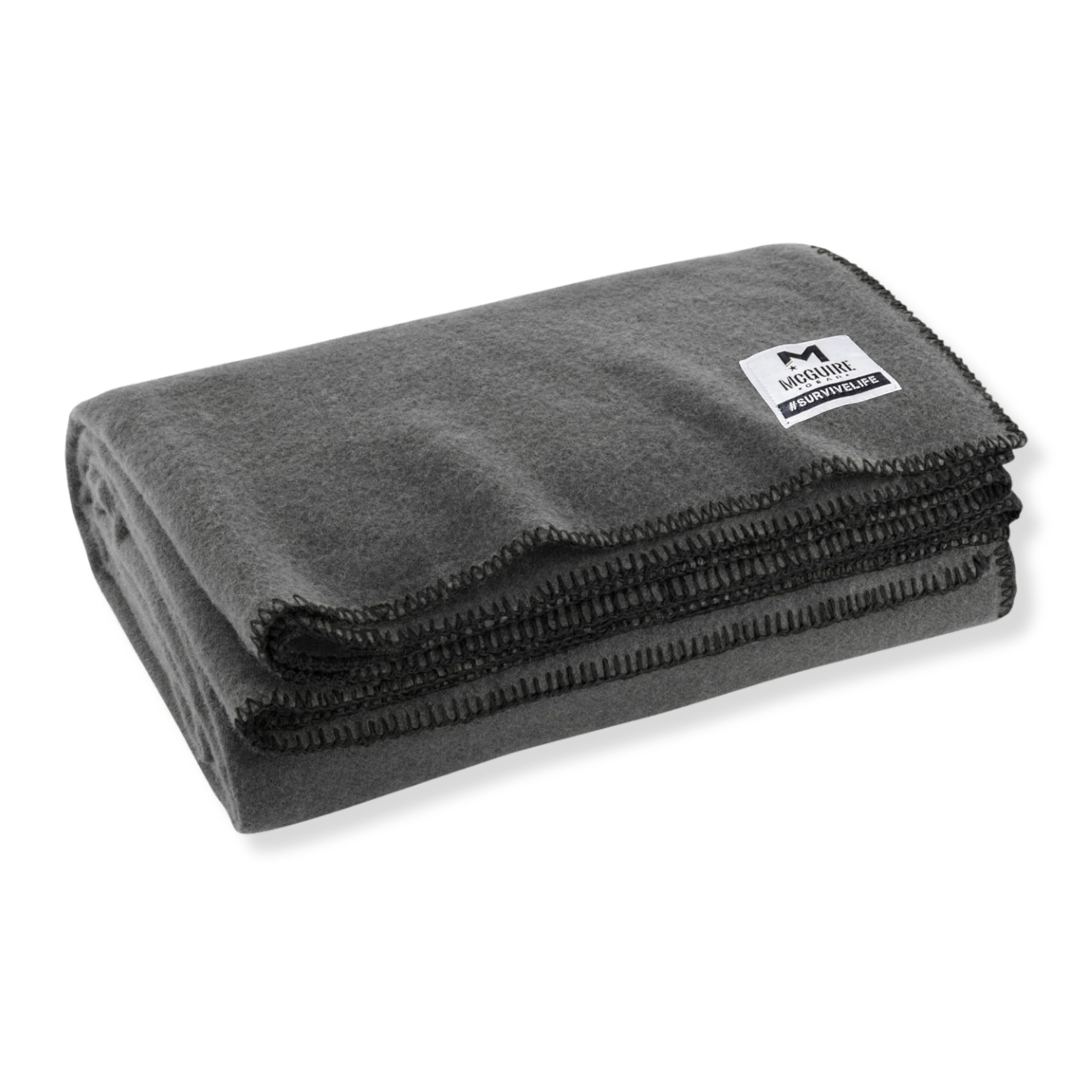 Amazon.com: M MCGUIRE GEAR Heavy Duty Wool Blanket, Survival