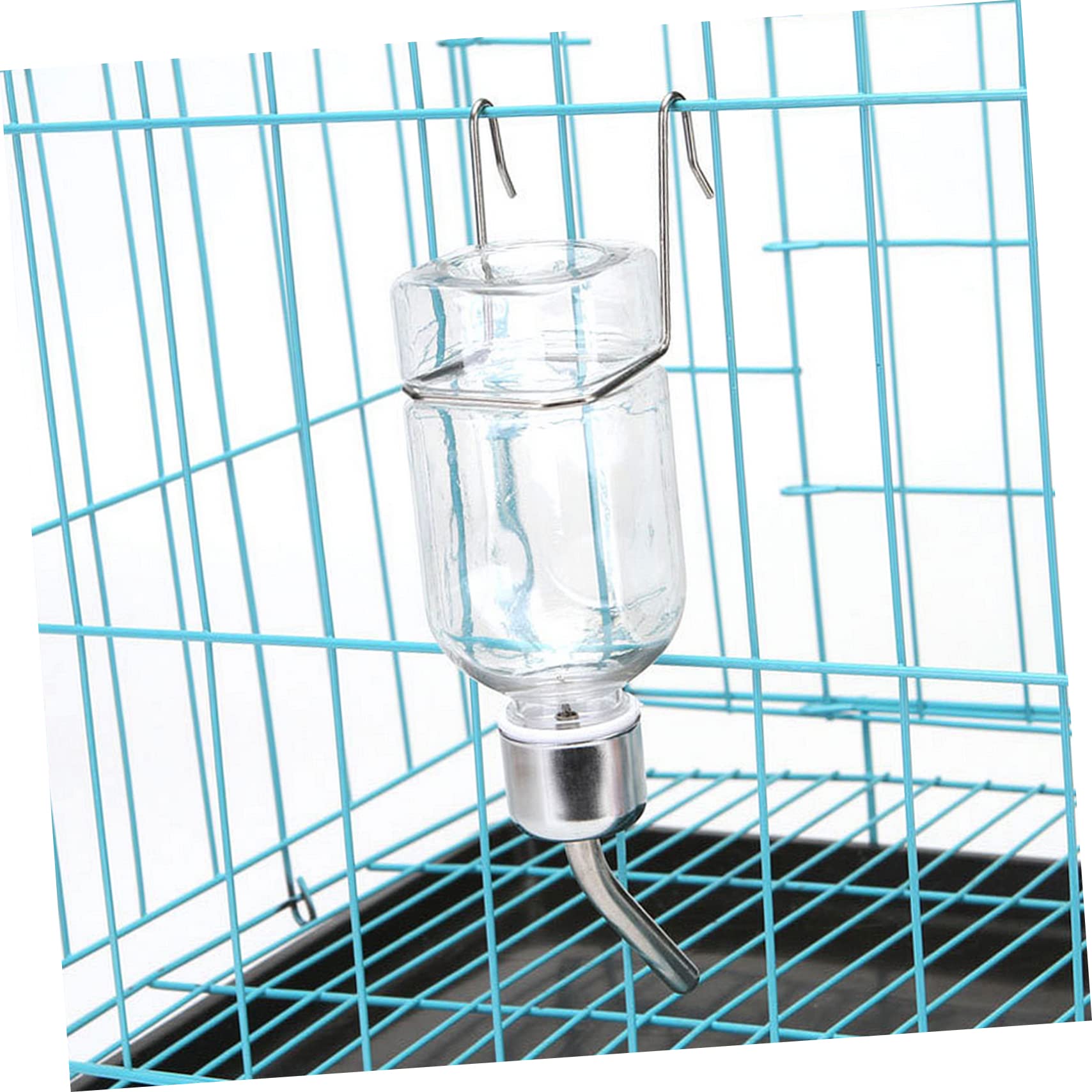POPETPOP 6pièces Distributeur Eau pour Animaux Fontaine Suspendue pour Rongeurs Abreuvoir Sécurisé pour Chinchillas Et Lapins Accessoire Pratique pour Cage