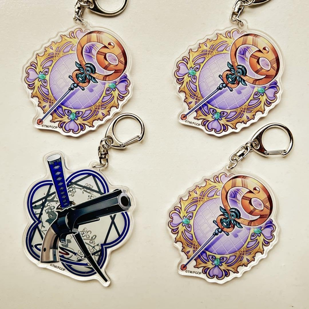Amazon.co.jp: FGO コマンドコード アクリルキーホルダー 5 メディア 