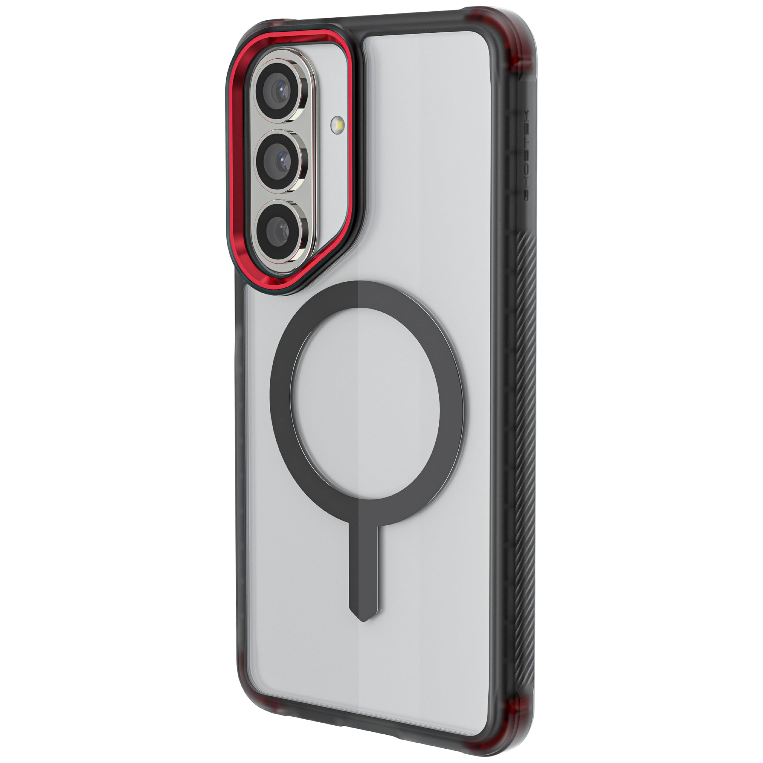 Ghostek Covert Custodia trasparente per Samsung S26+ MagSafe con anello magnetico, sottile, di grado militare, antiurto, compatibile con Galaxy S26 Plus 2026 (6,7 pollici) (fumé)